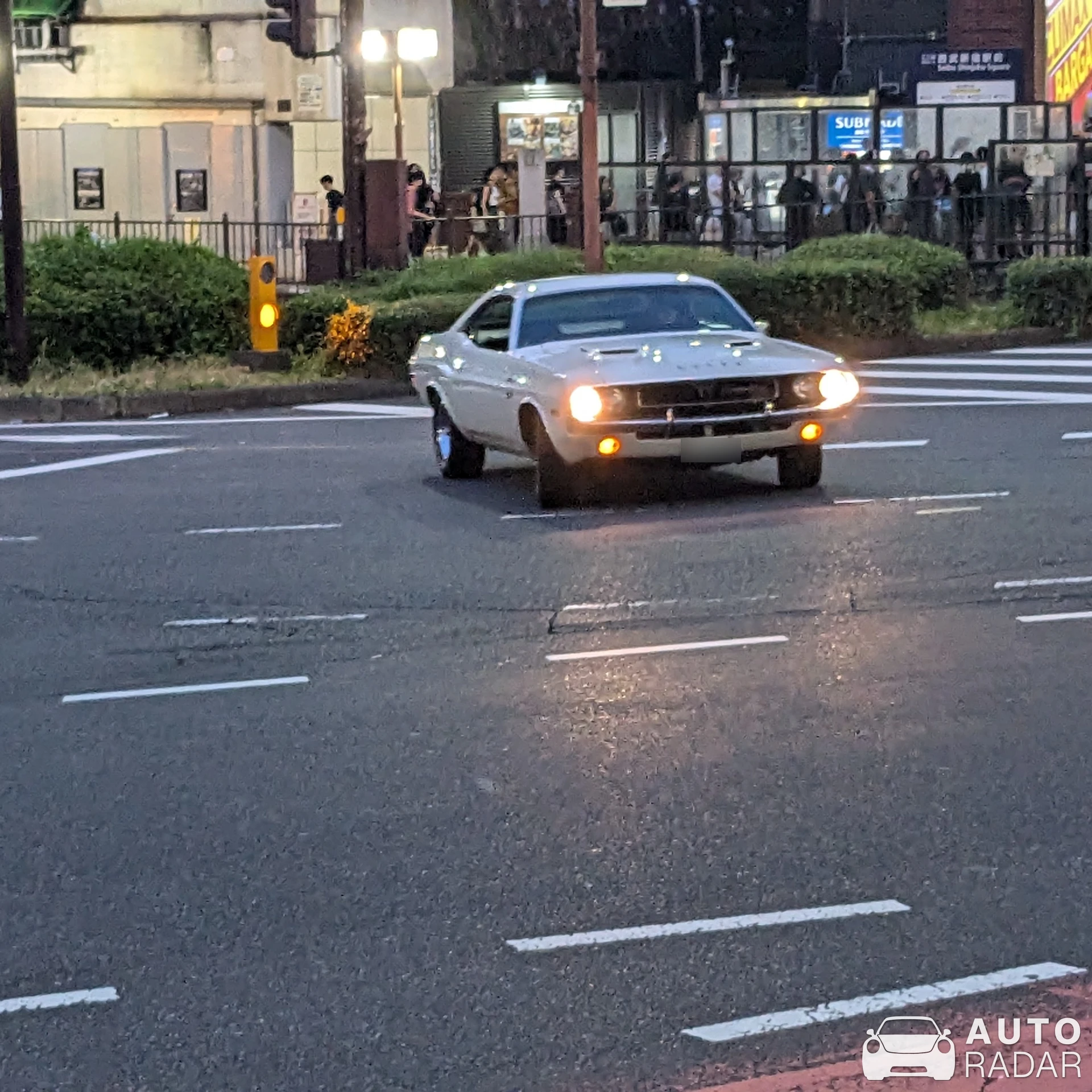 Dodge Challenger spotted in Shinjuku City, Japan