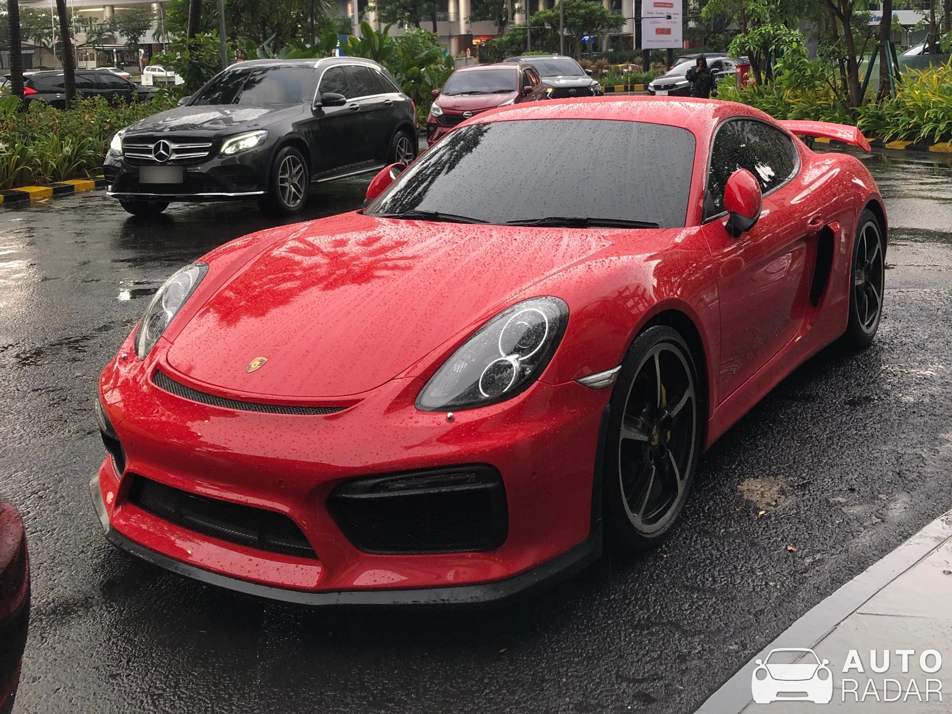 Porsche 718 Cayman GTS spotted in Surabaya, Indonesia