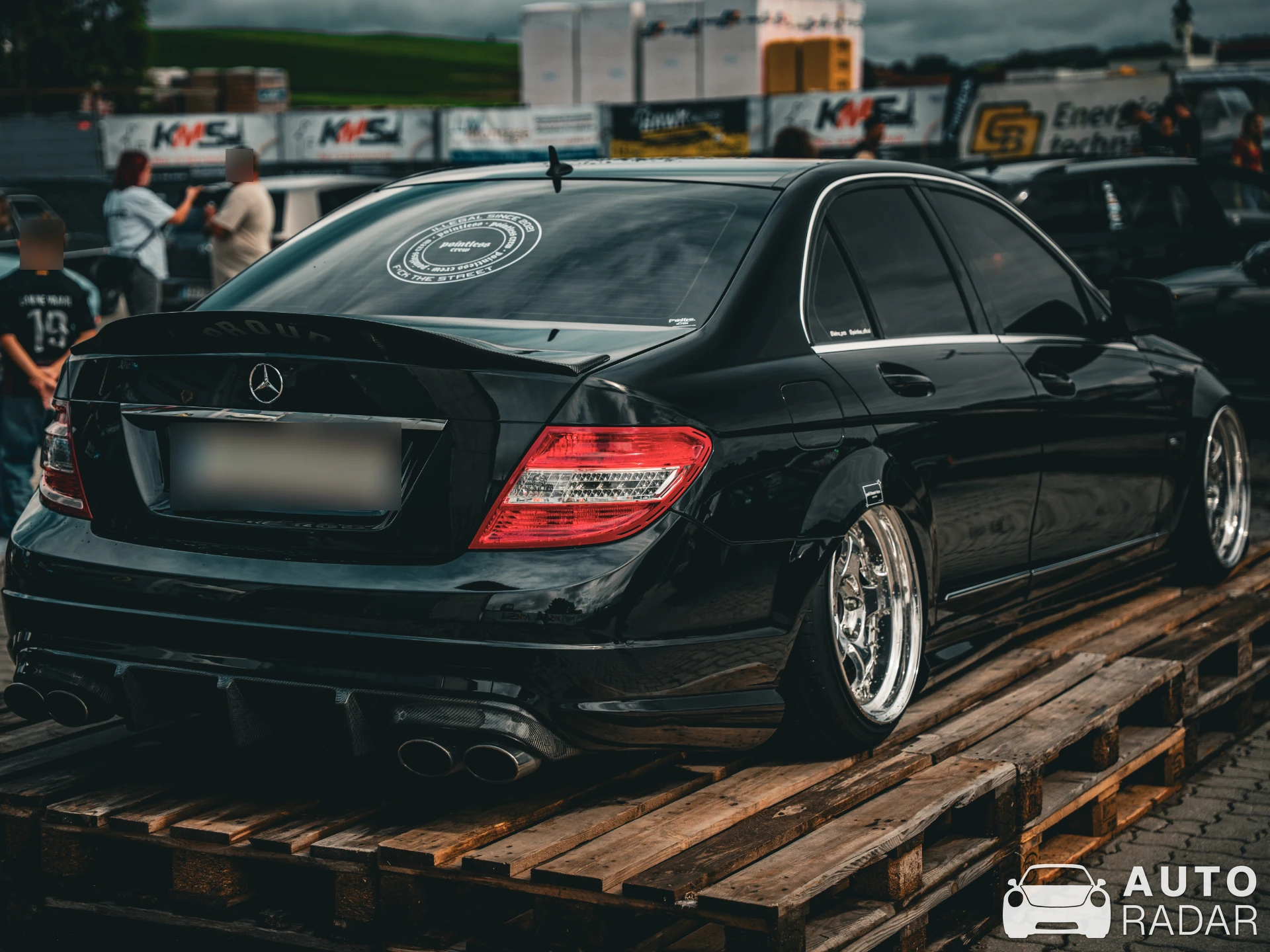 Mercedes-Benz Brabus C 63 Coupe W204 spotted in Vienna