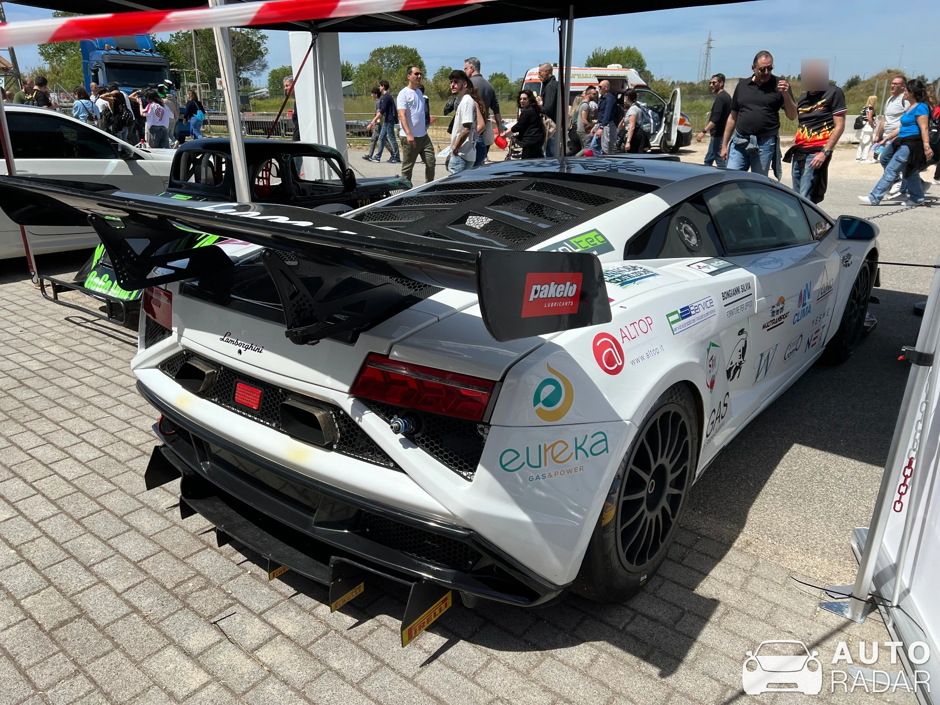 Lamborghini Gallardo LP560-4 Super Trofeo spotted in Ponte Galeria