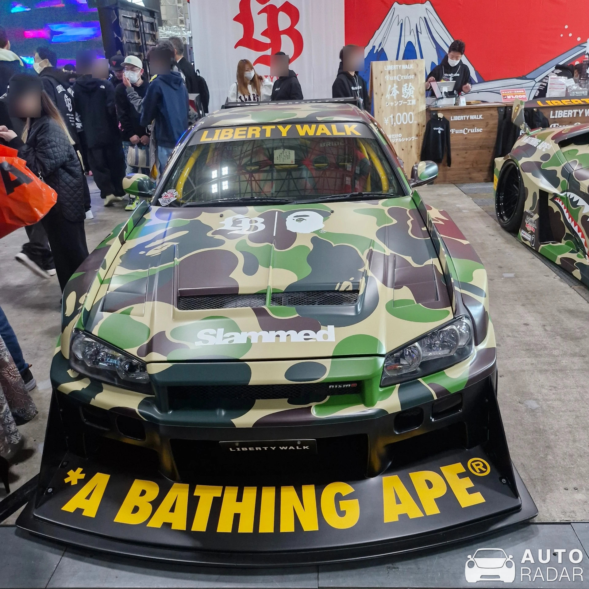 LB-Works R34 Super Silhouette Works Nissan Skyline spotted in Sumida City