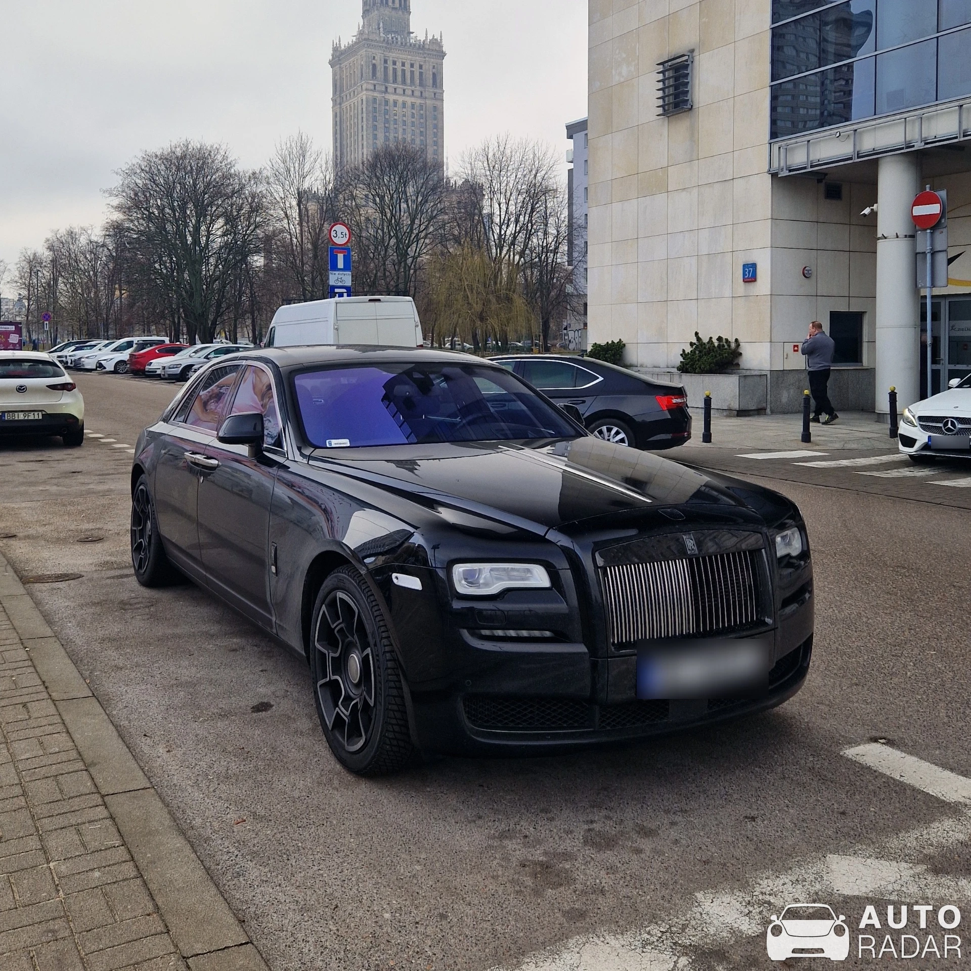 Rolls-Royce Ghost Series II Black Badge spotted in Warszawa, Polska