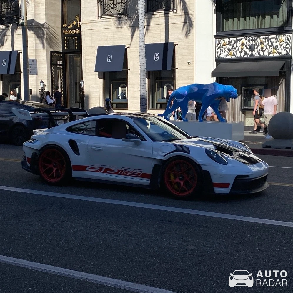 Porsche 992 GT3 RS MkI Weissach Package spotted in Beverly Hills, United States