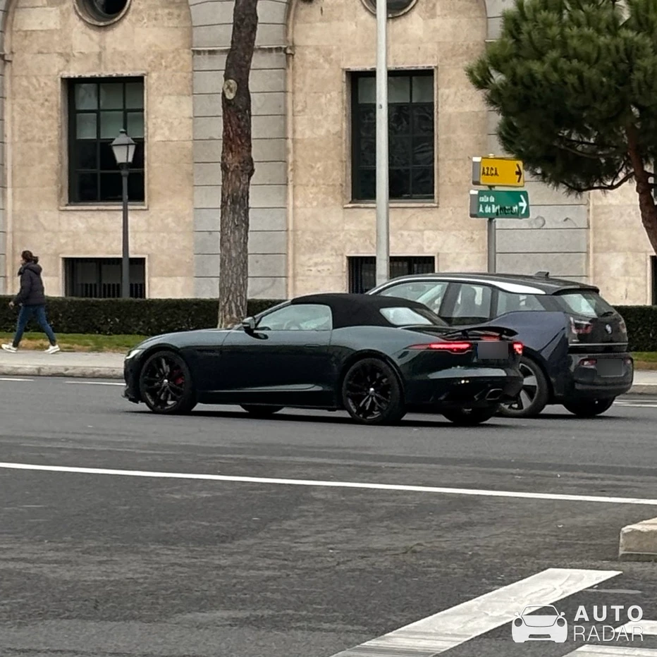 Jaguar F-Type S Convertible spotted in Madrid, España