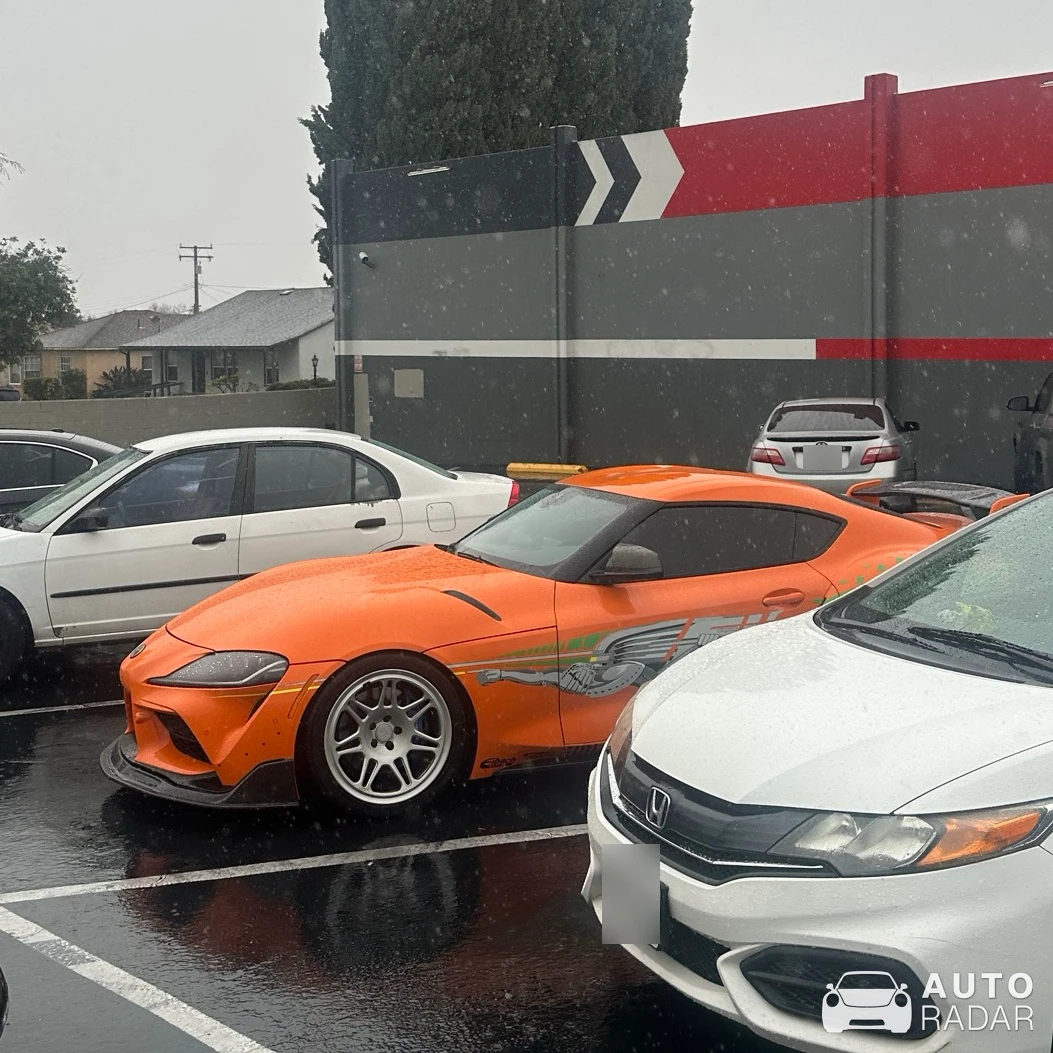 Toyota GR Supra A90 spotted in Montebello, United States