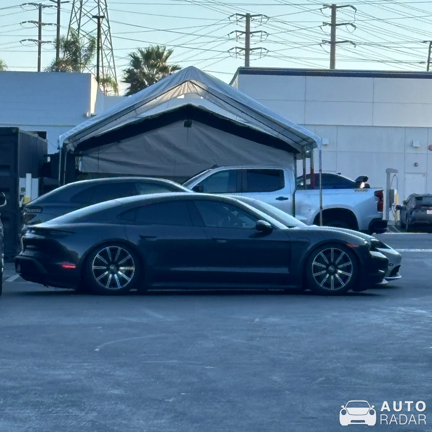 Porsche Taycan Turbo S spotted in Hawthorne, United States