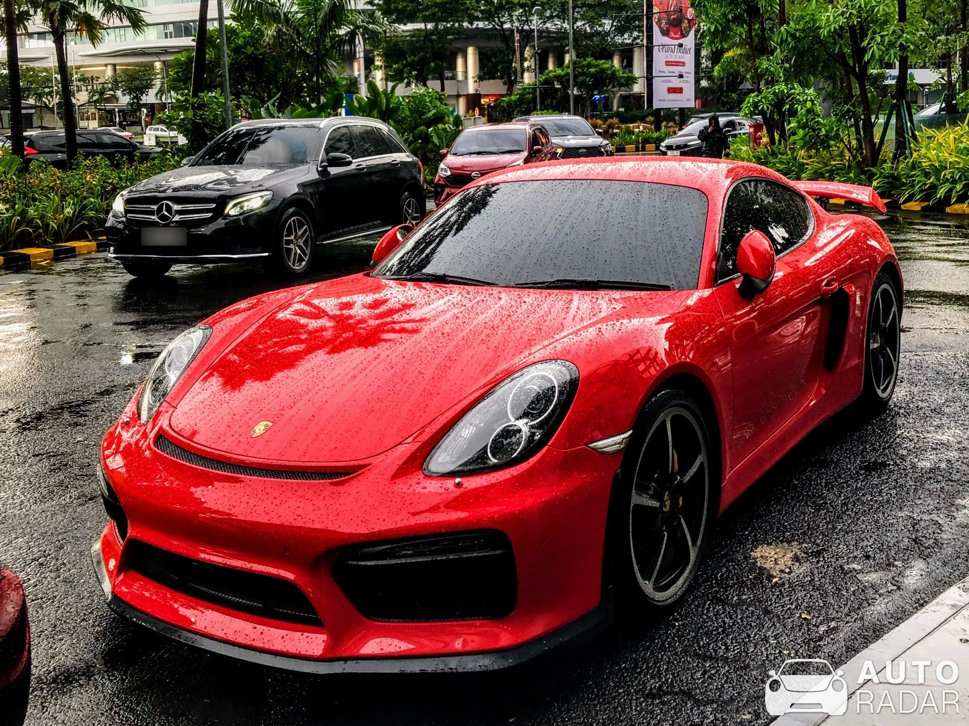 Porsche 718 Cayman GT4 spotted in Surabaya, Indonesia
