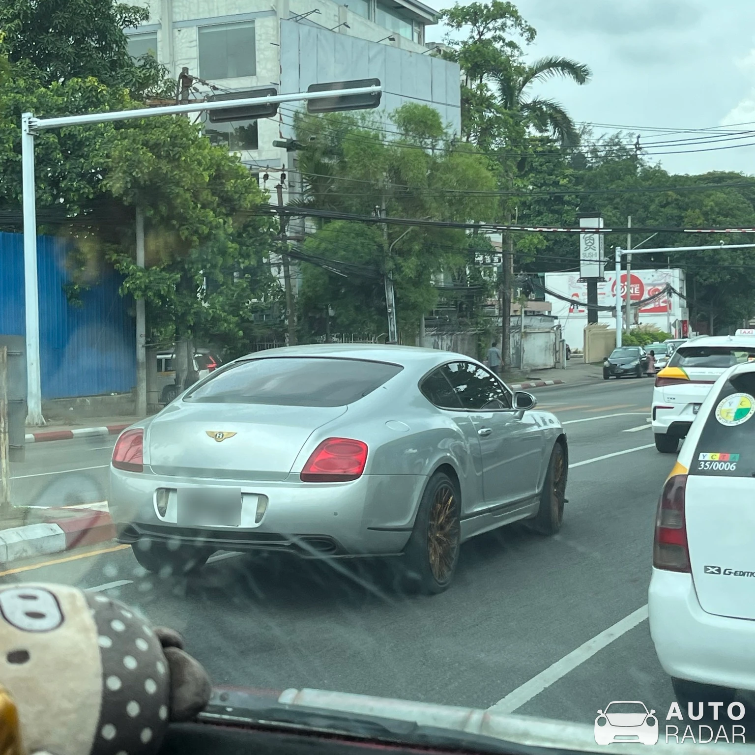 Bentley Continental GT spotted in Yangon