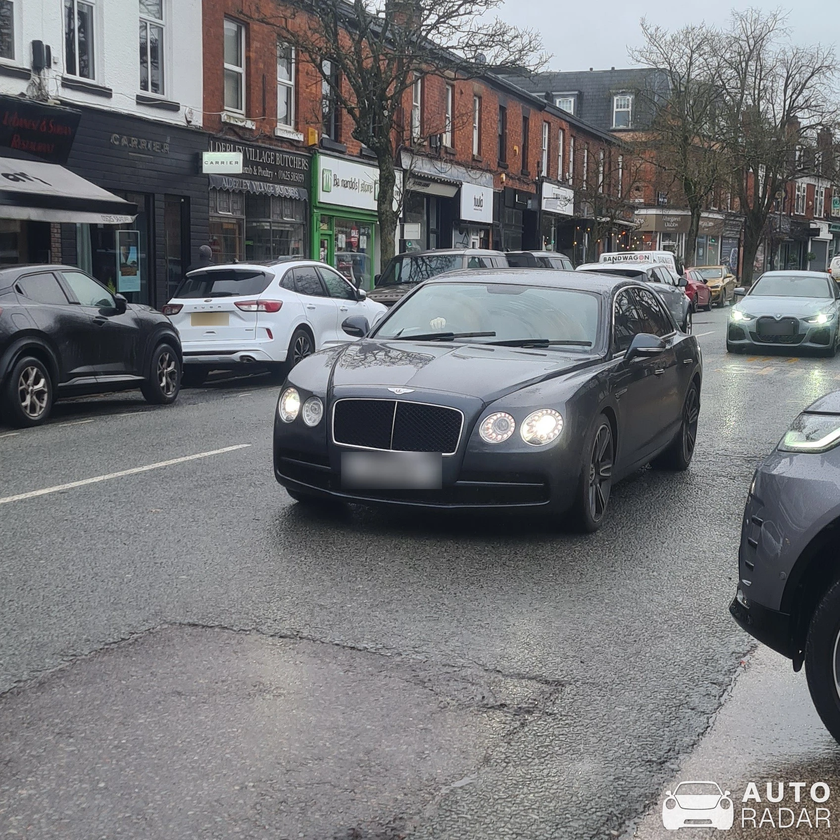 Bentley Flying Spur V8 spotted in Cheshire East, United Kingdom