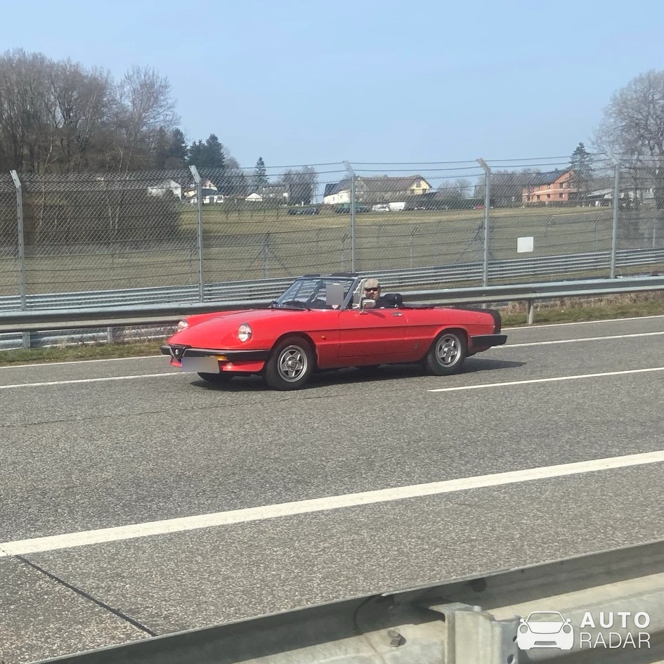 Alfa Romeo Spider Aerodinamica spotted in Nürburg