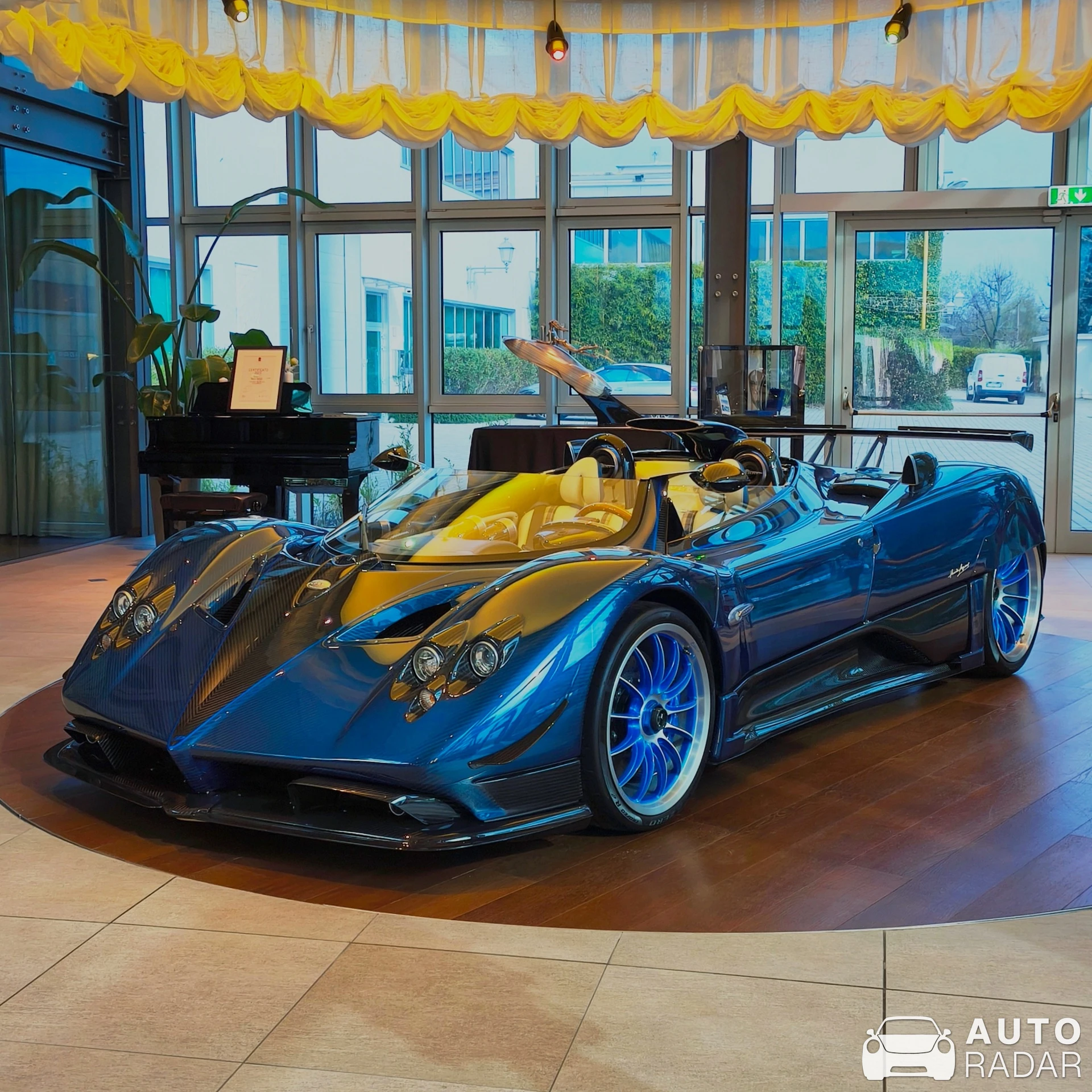 Pagani Zonda HP Barchetta spotted in San Cesario sul Panaro