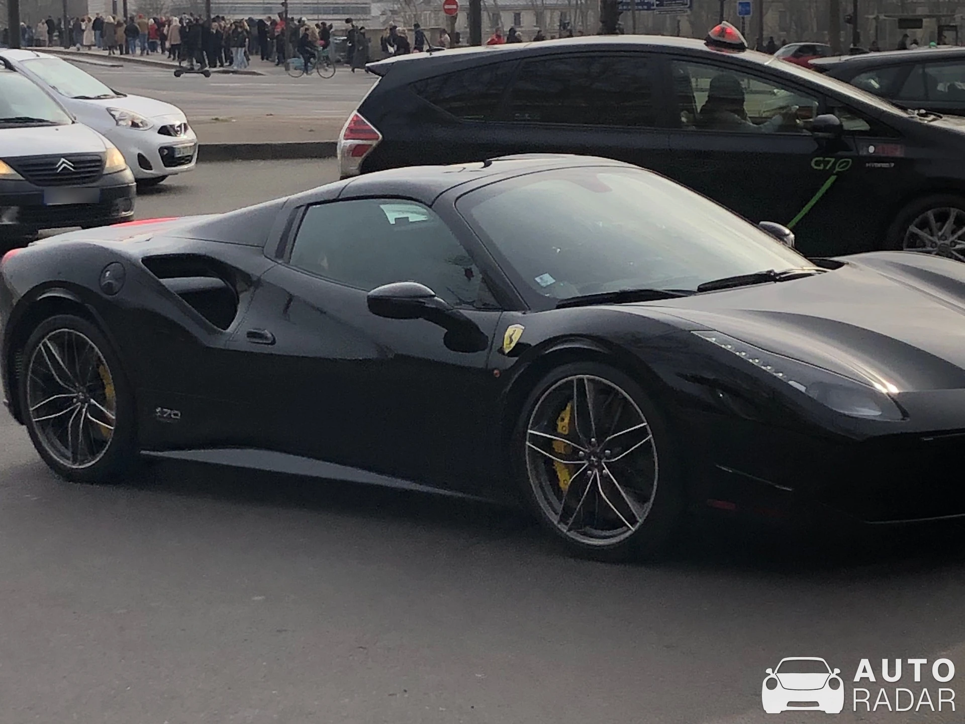 Ferrari 488 Spider 70th Anniversary Edition spotted in Paris