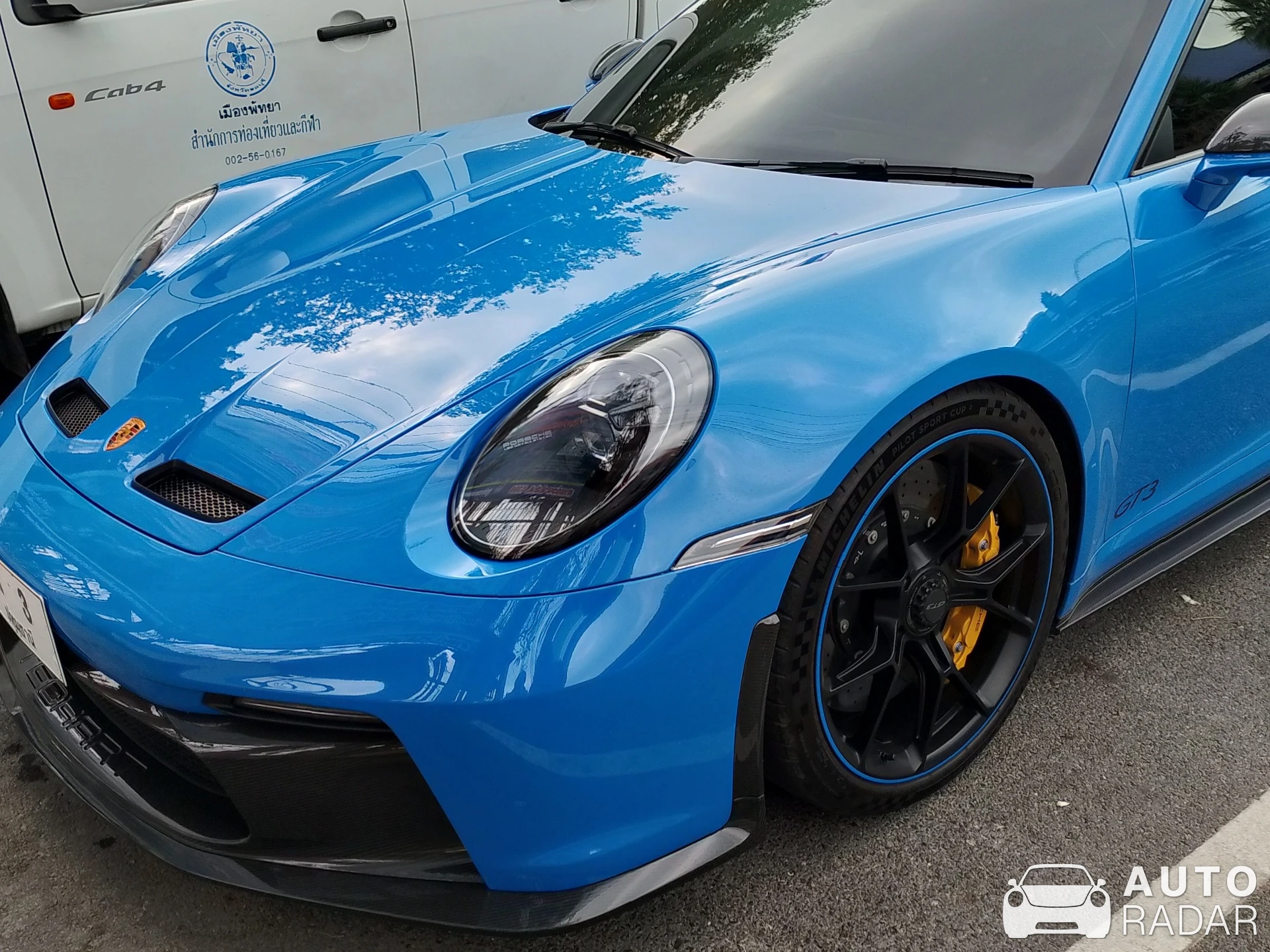 Porsche 992 GT3 MkI spotted in Muang Pattaya, Thailand