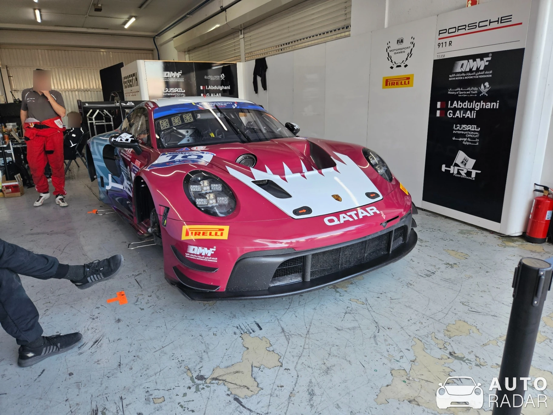 Porsche 992 GT3 R spotted in Cheste, Spain