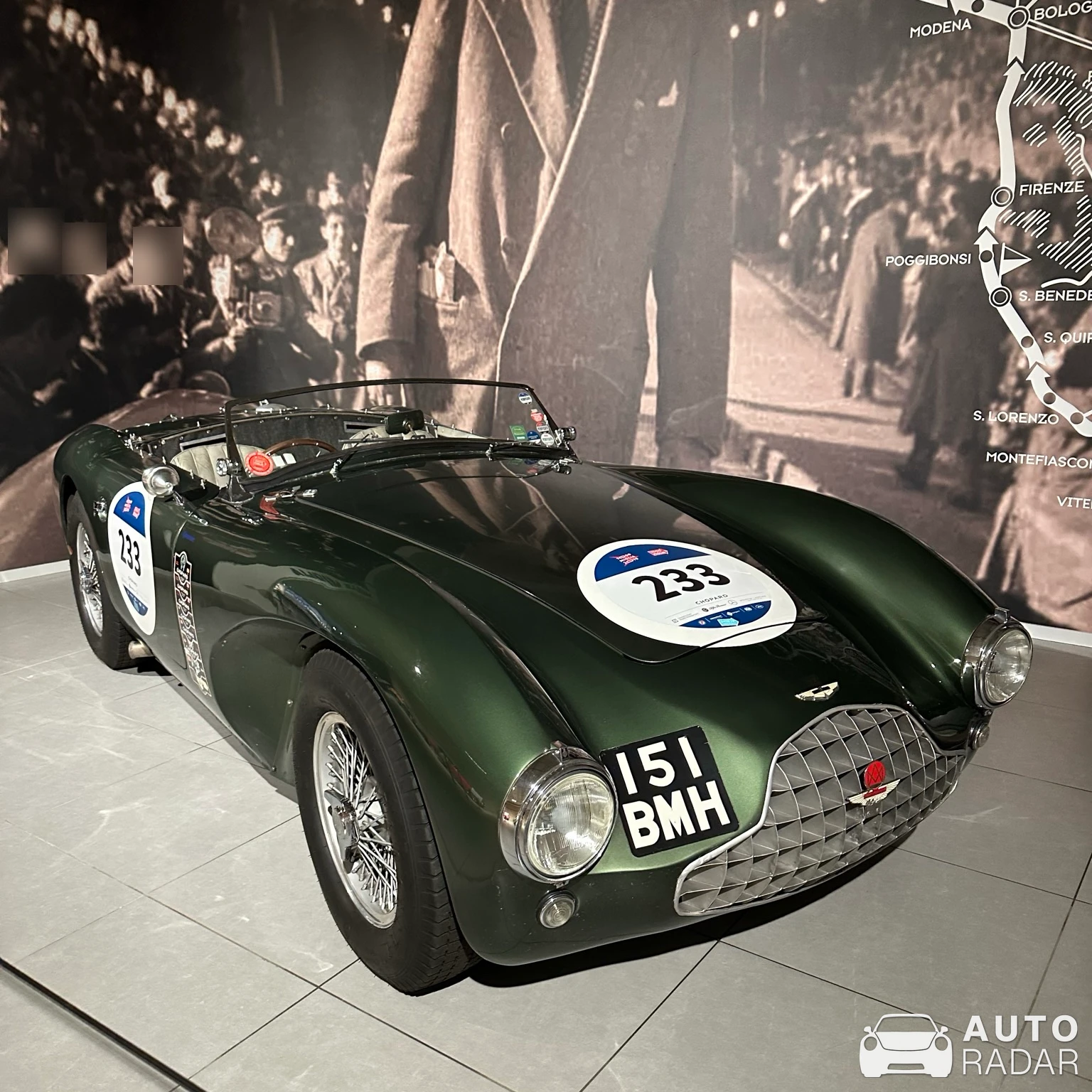 Aston Martin DB3 spotted in Den Haag