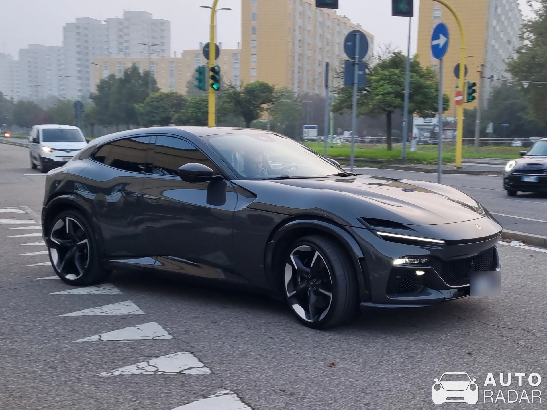 Ferrari Purosangue spotted in Città metropolitana di Milano, Italia