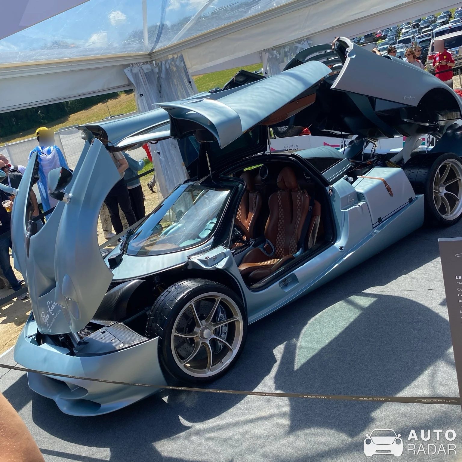 Pagani Huayra Codalunga spotted in Imola