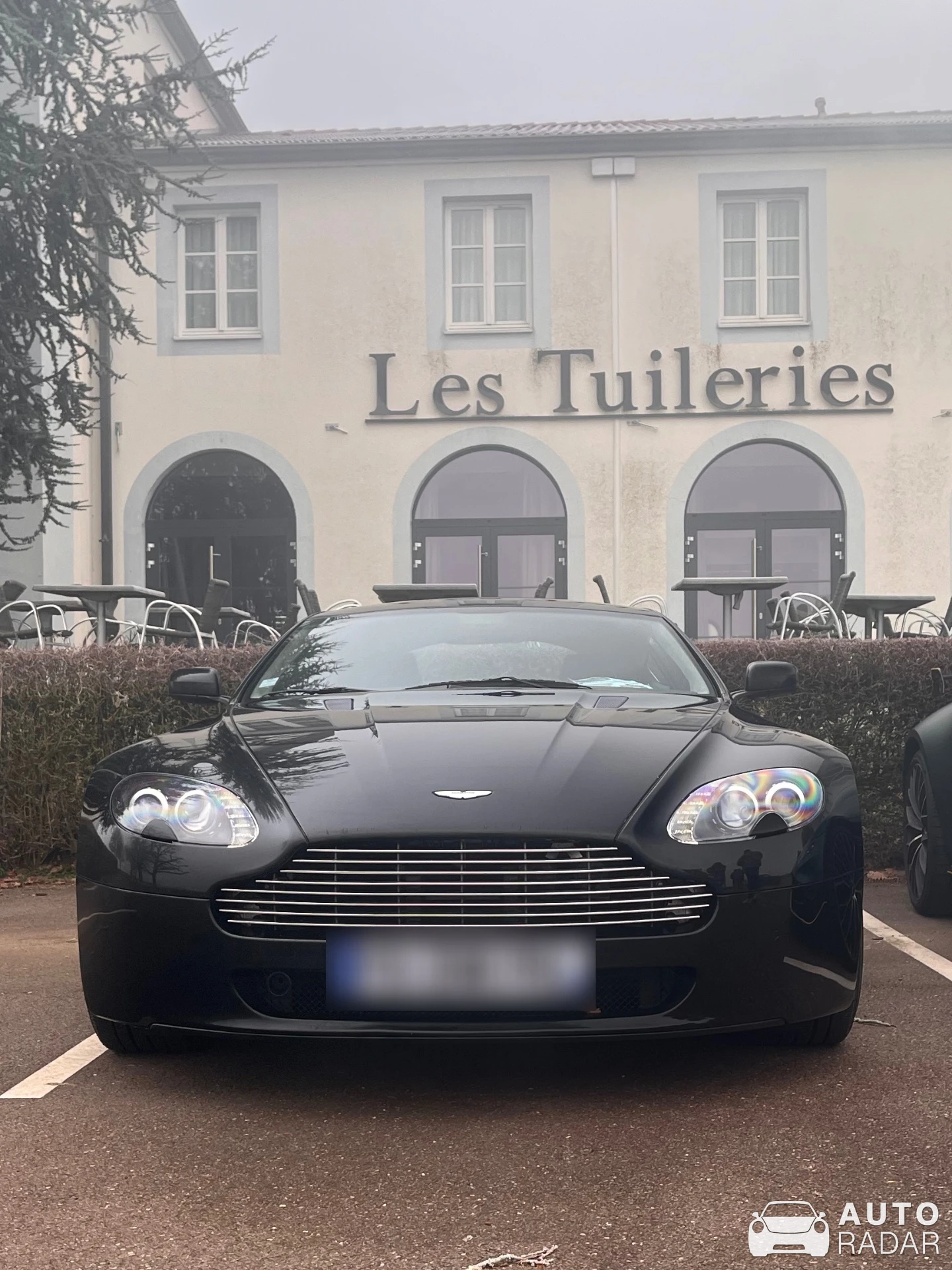 Aston Martin V8 Vantage Roadster spotted in Fey, France