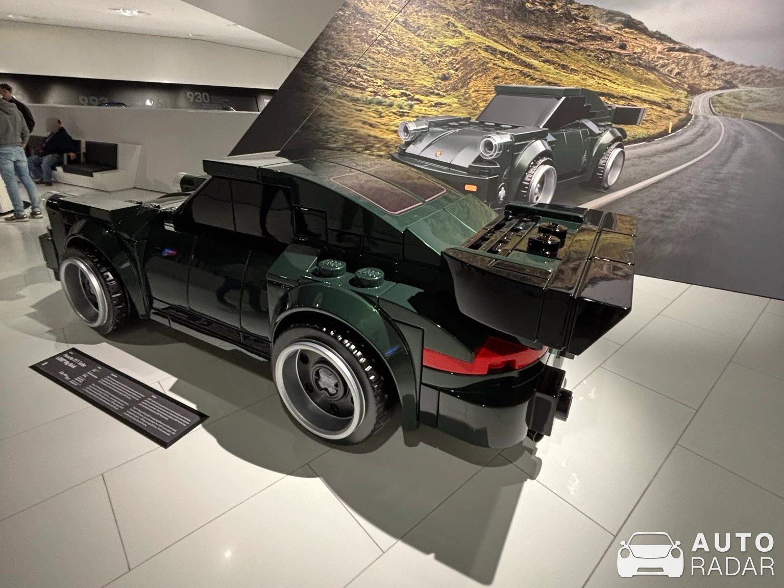 Porsche 930 Turbo Lego Big Brick spotted in Stuttgart