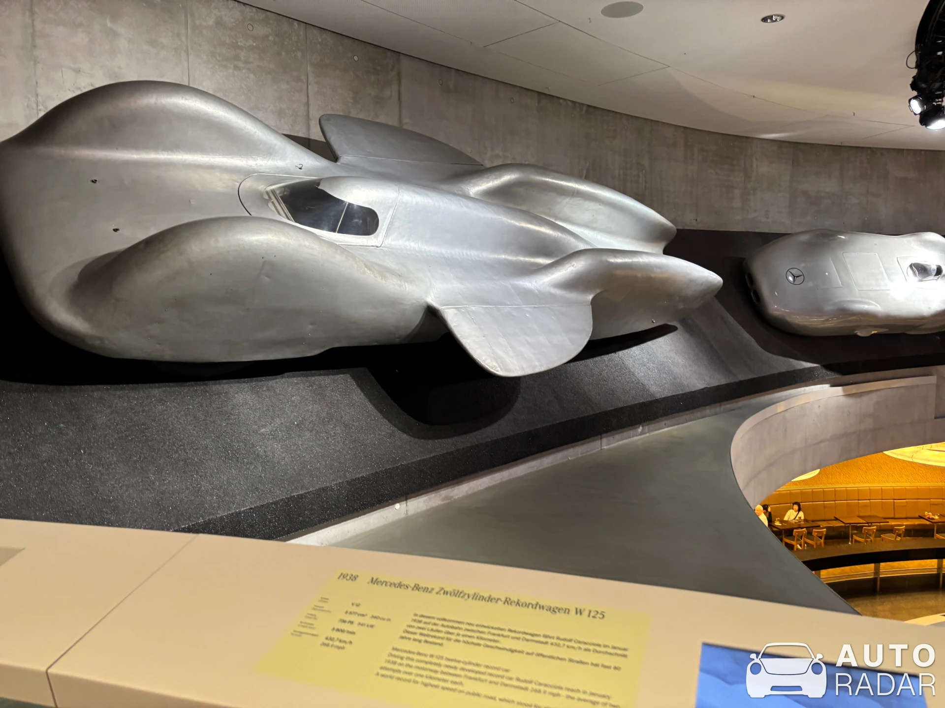 Mercedes-Benz T80 spotted in Stuttgart