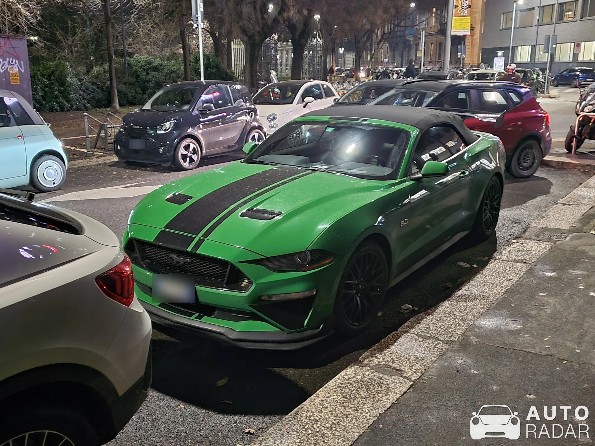Ford Mustang GT Convertible spotted in Milano, Italy
