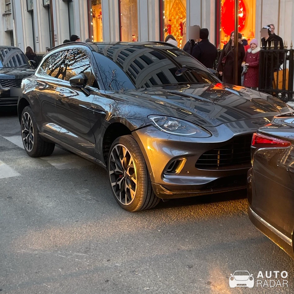 Aston Martin DBX spotted in Paris, France