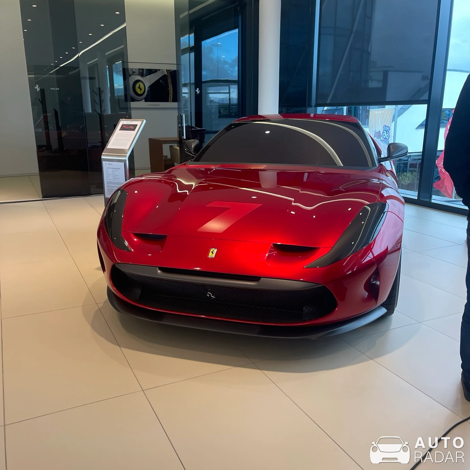 Ferrari Omologata spotted in Böblingen