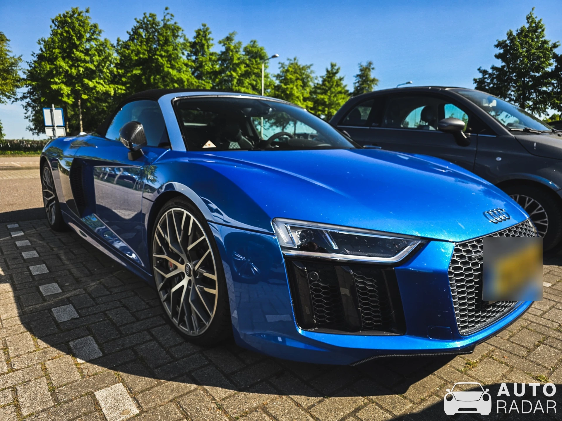Audi R8 V10 Spyder 2016 spotted in Reeuwijk, Netherlands