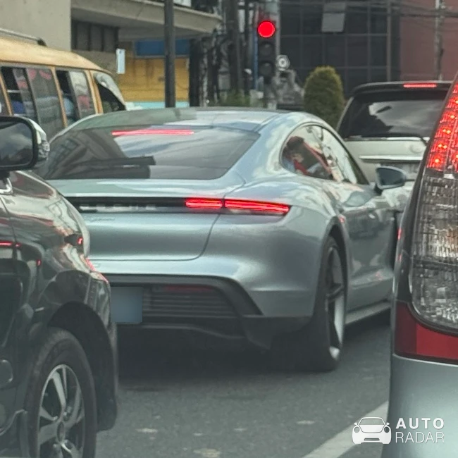 Porsche Taycan spotted in Kota Medan, Indonesia