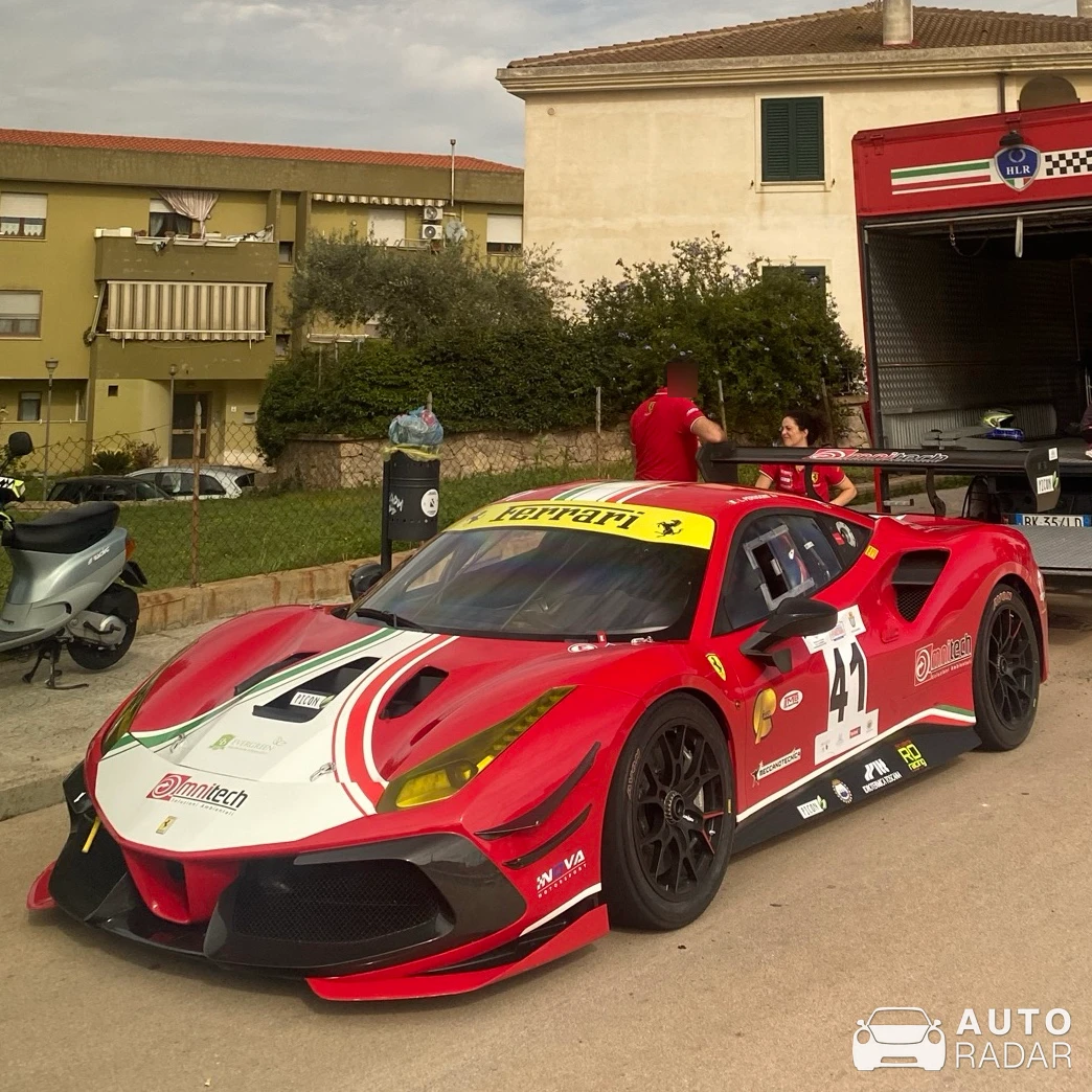 Ferrari 488 Challenge EVO spotted in Alghero
