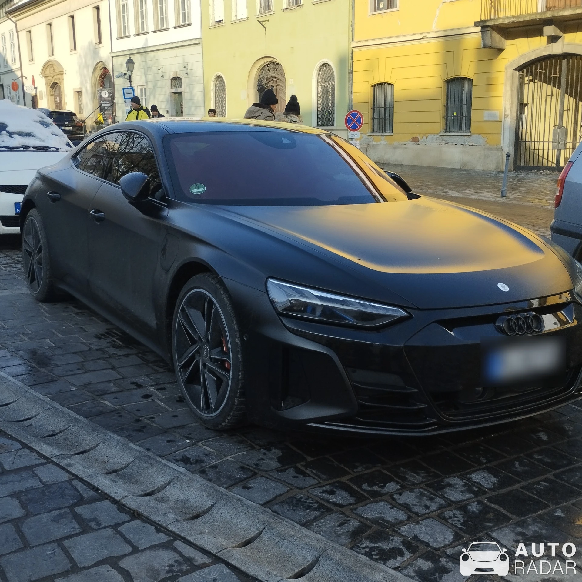 Audi RS E-Tron GT spotted in Budapest, Hungary