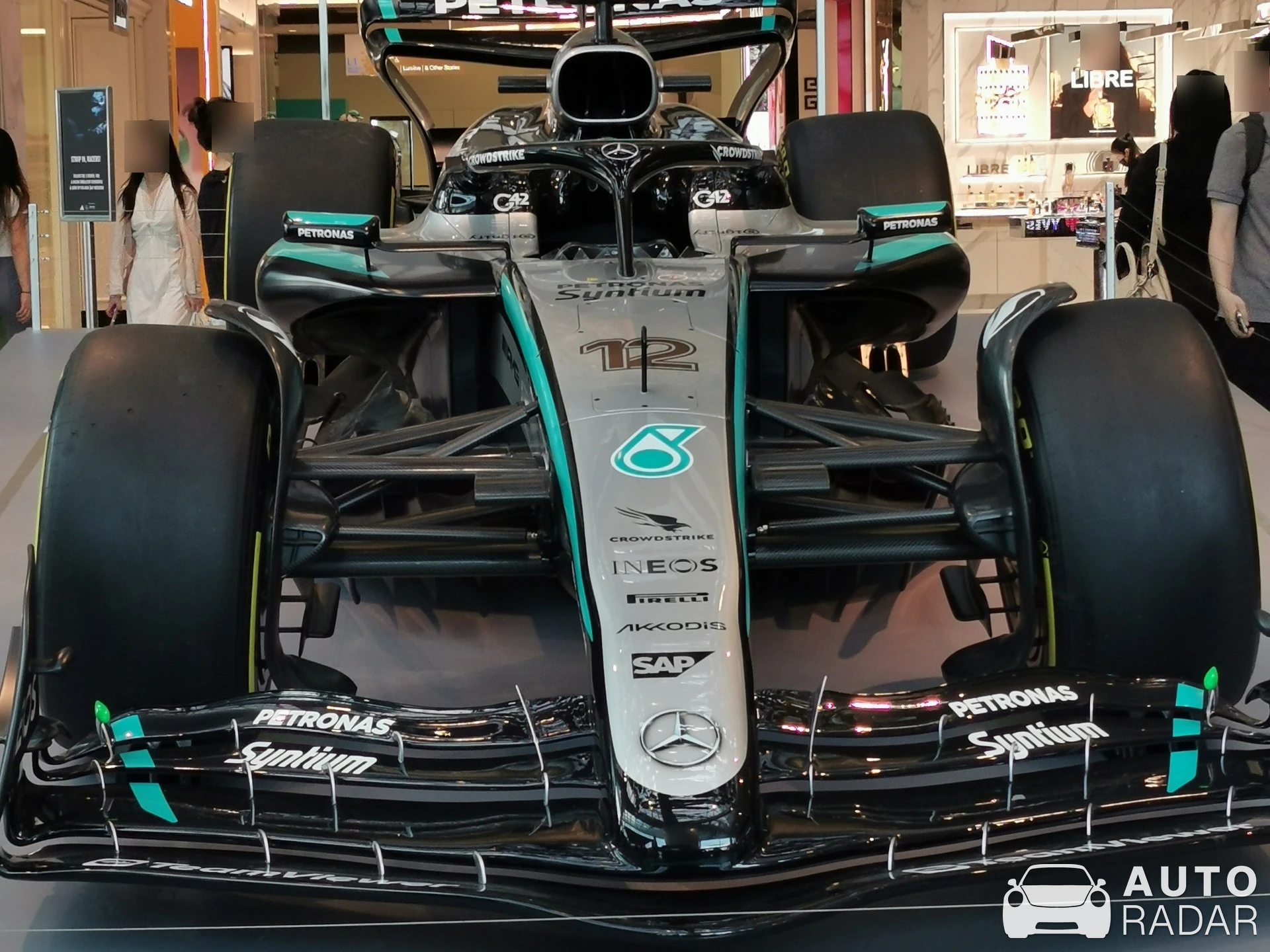 Mercedes-AMG F1 W16 E Performance spotted in Singapore