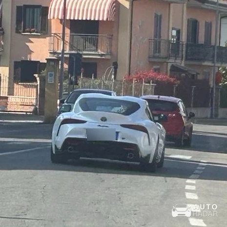 Toyota GR Supra (A90) spotted in Saluzzo