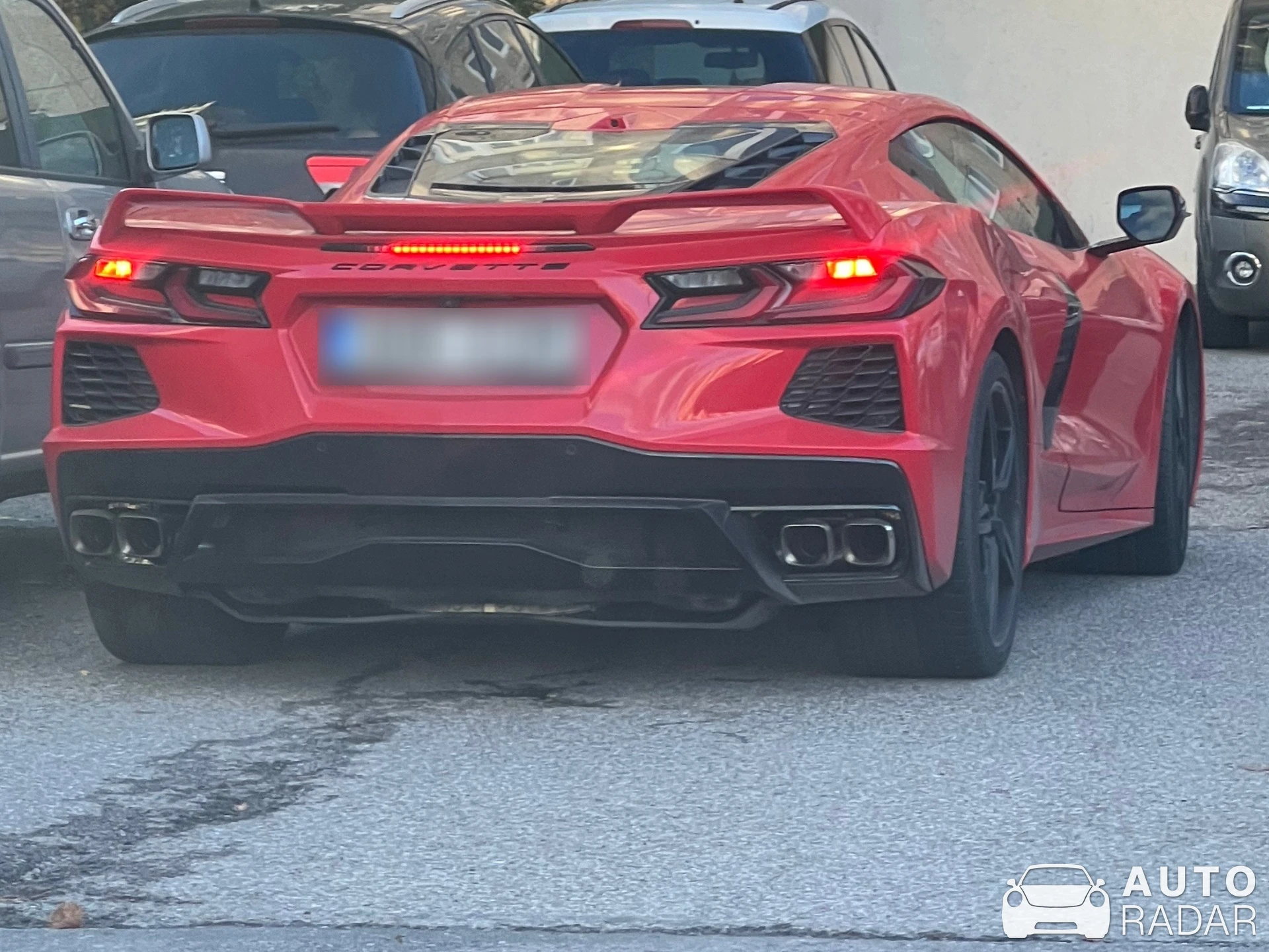 Chevrolet Corvette C8 spotted in Tallinn, Estonia