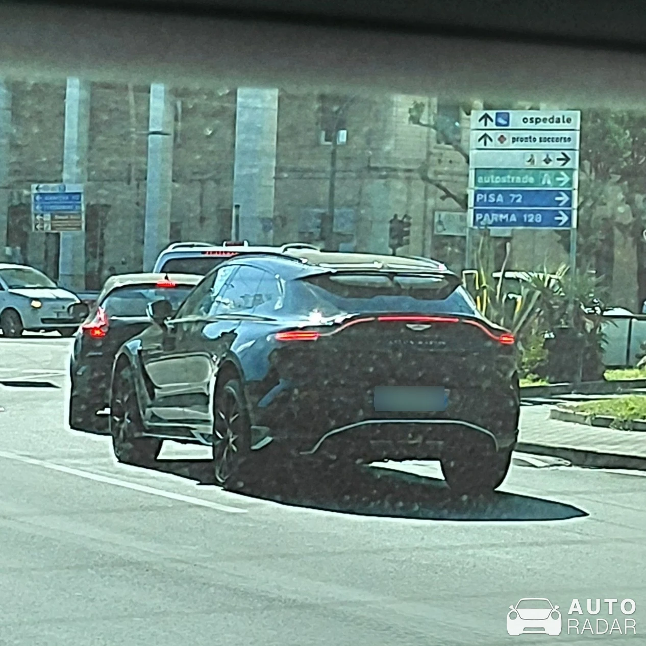 Aston Martin DBX spotted in La Spezia
