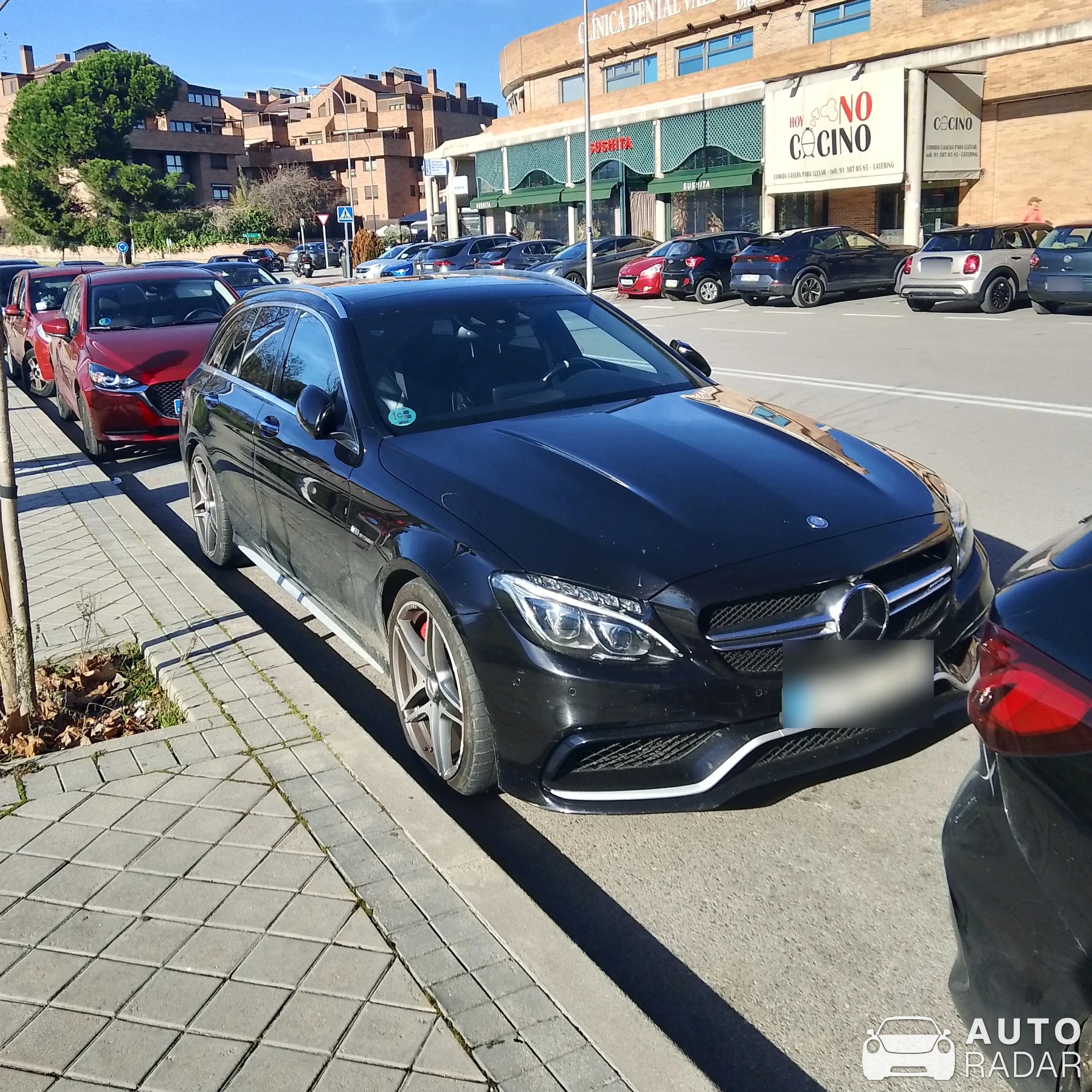 Mercedes-AMG C 63 Estate S205 spotted in Madrid, Spain