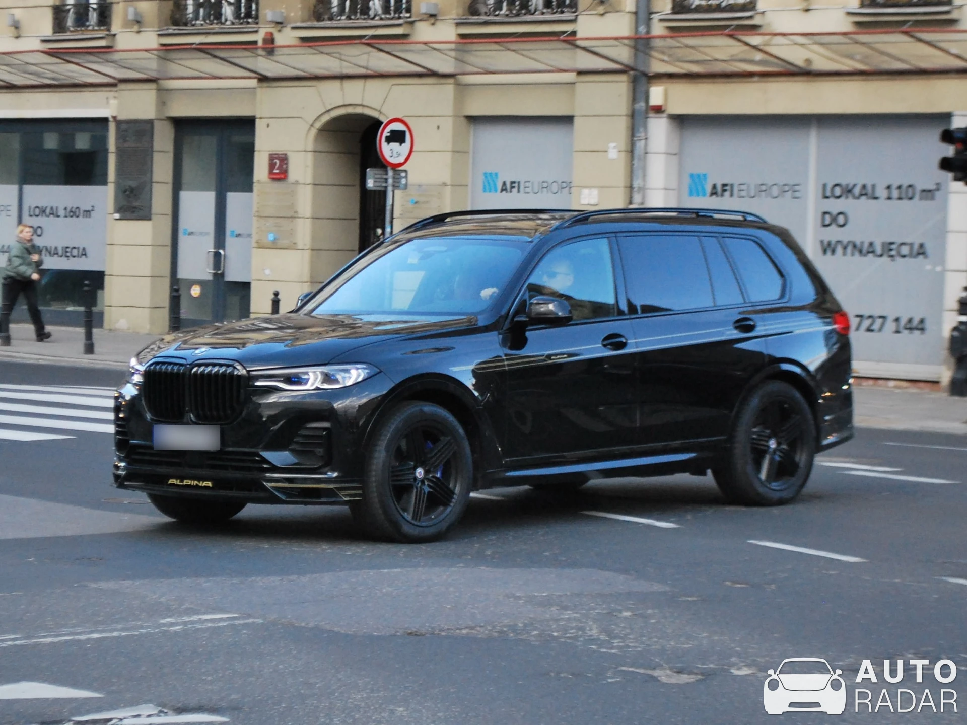 Alpina XB7 spotted in Warszawa, Poland