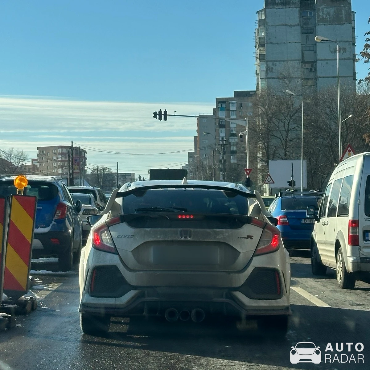 Honda Civic Type R FK8 spotted in București, România