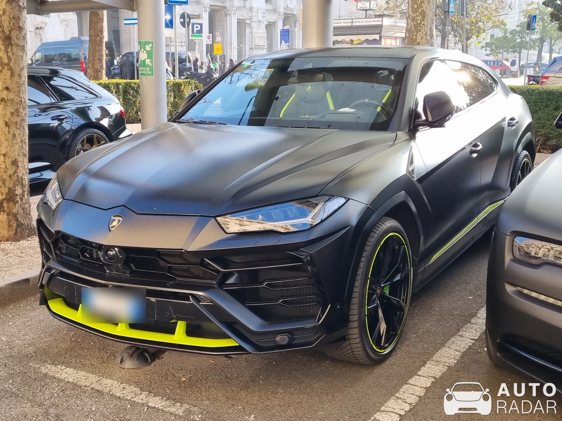 Lamborghini Urus spotted in Milano, Italia