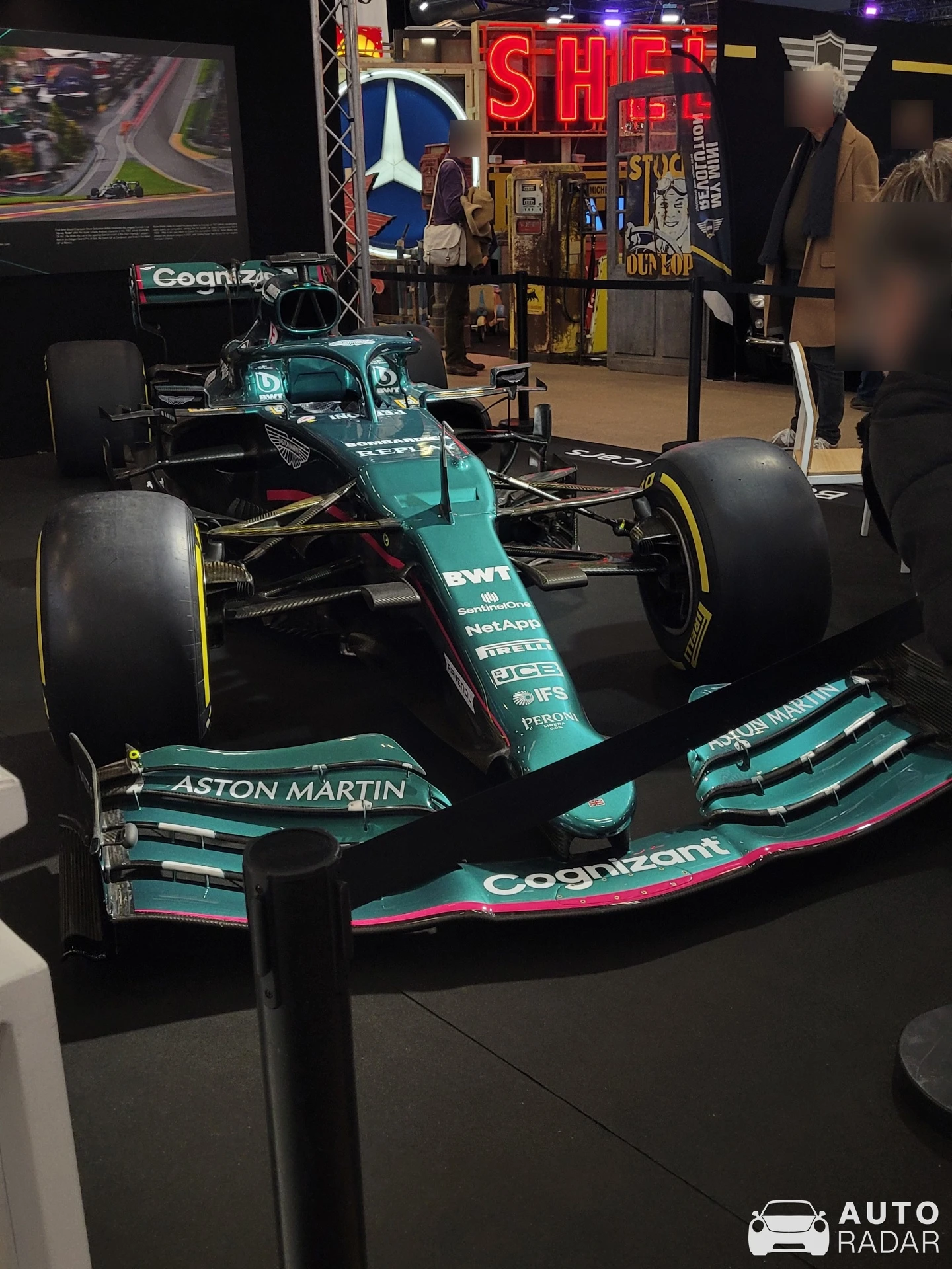 Aston Martin AMR21 spotted in Paris