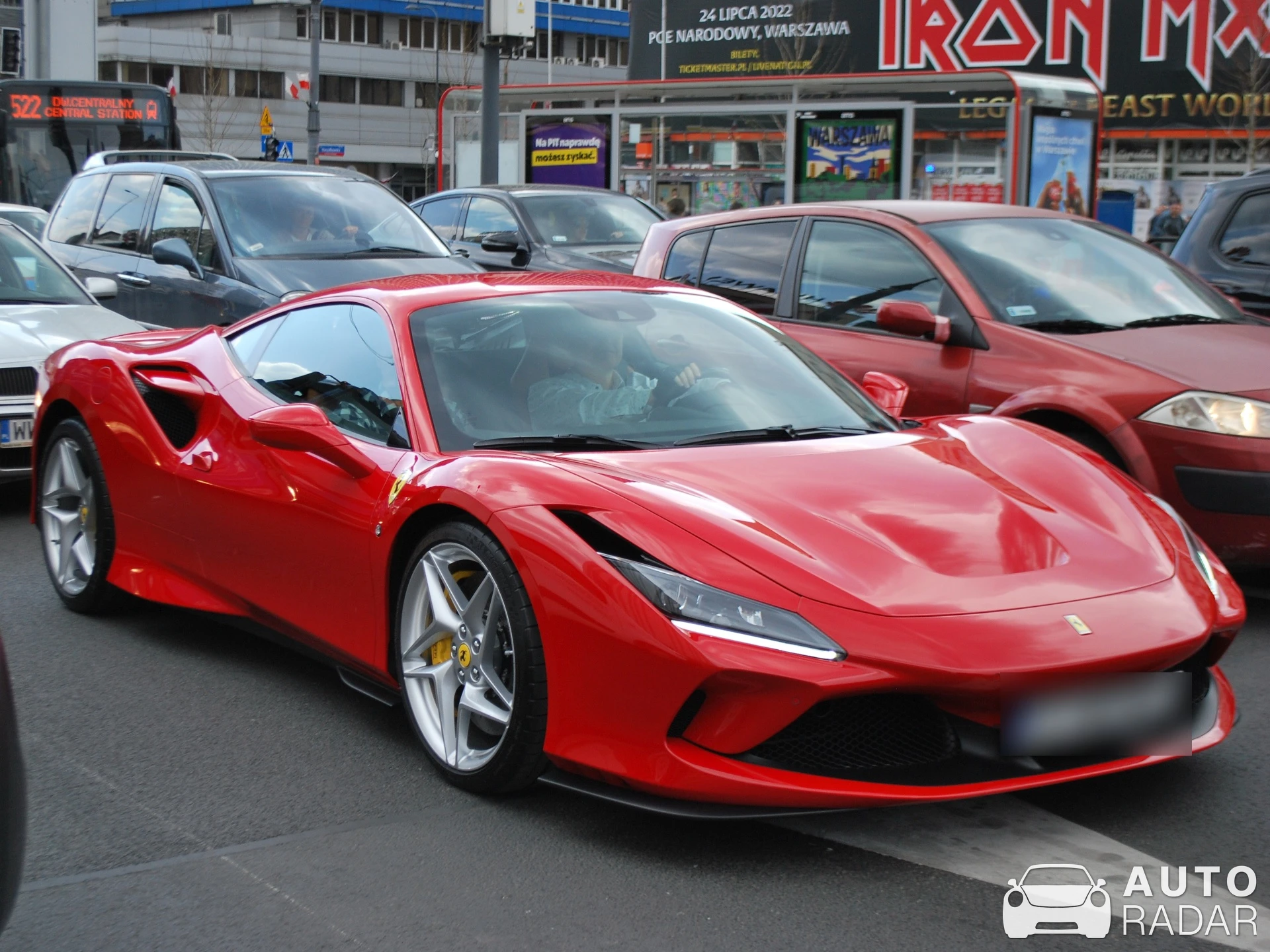 Ferrari F8 Tributo spotted in Warsaw, Poland