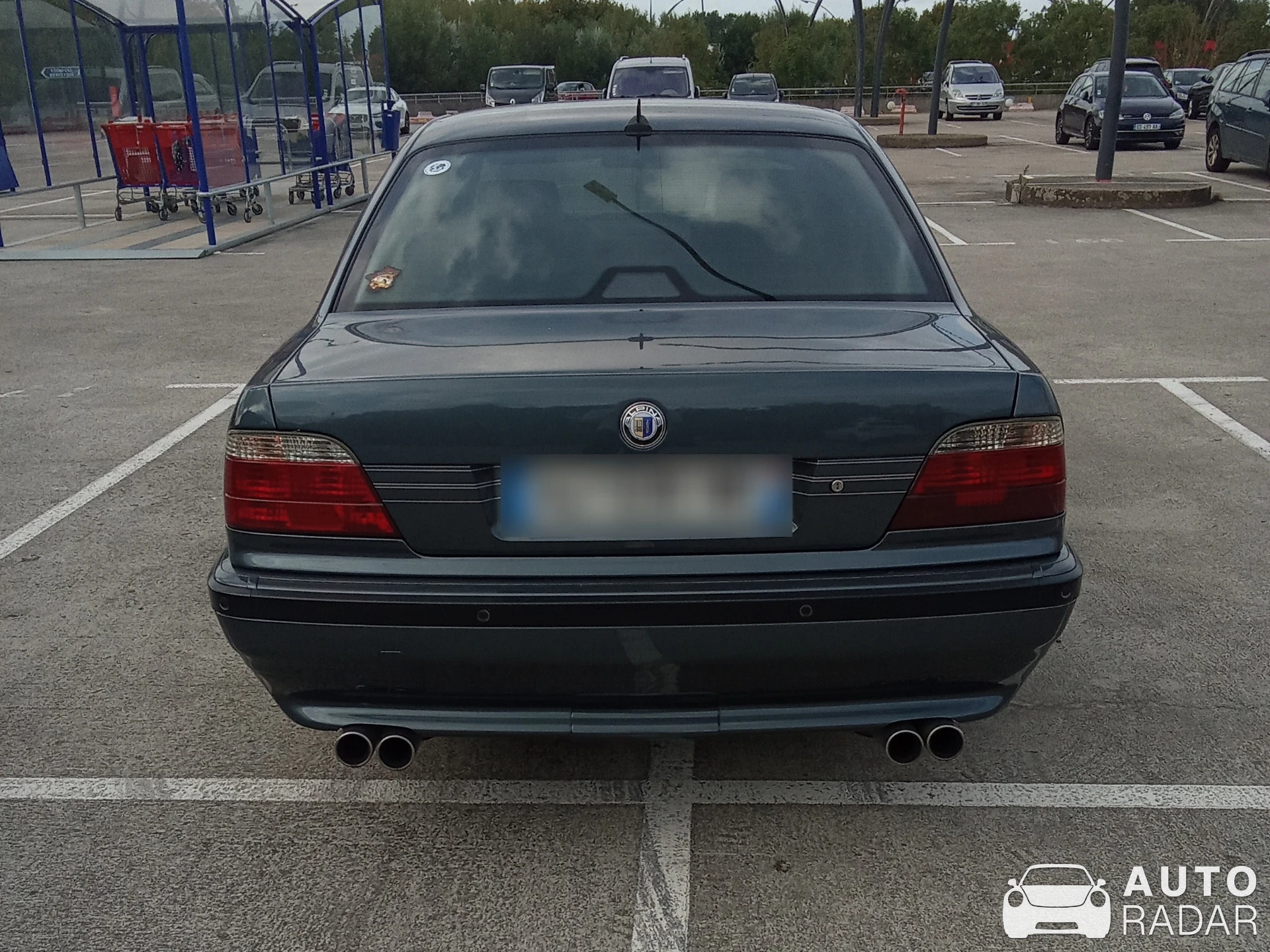Alpina B12 5.7 E38 spotted in Sangatte