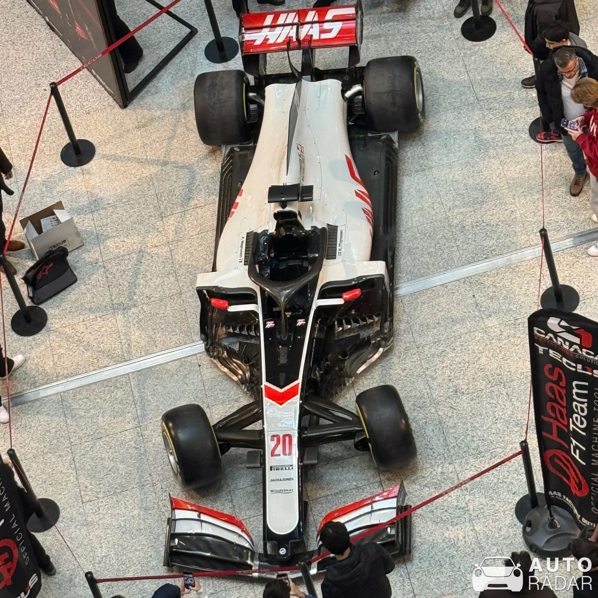 Haas Formula One spotted