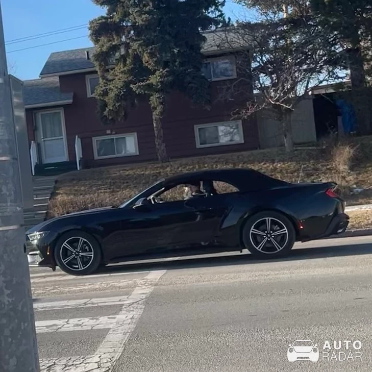Ford Mustang 2.3 Ecoboost Convertible spotted in Calgary, Canada