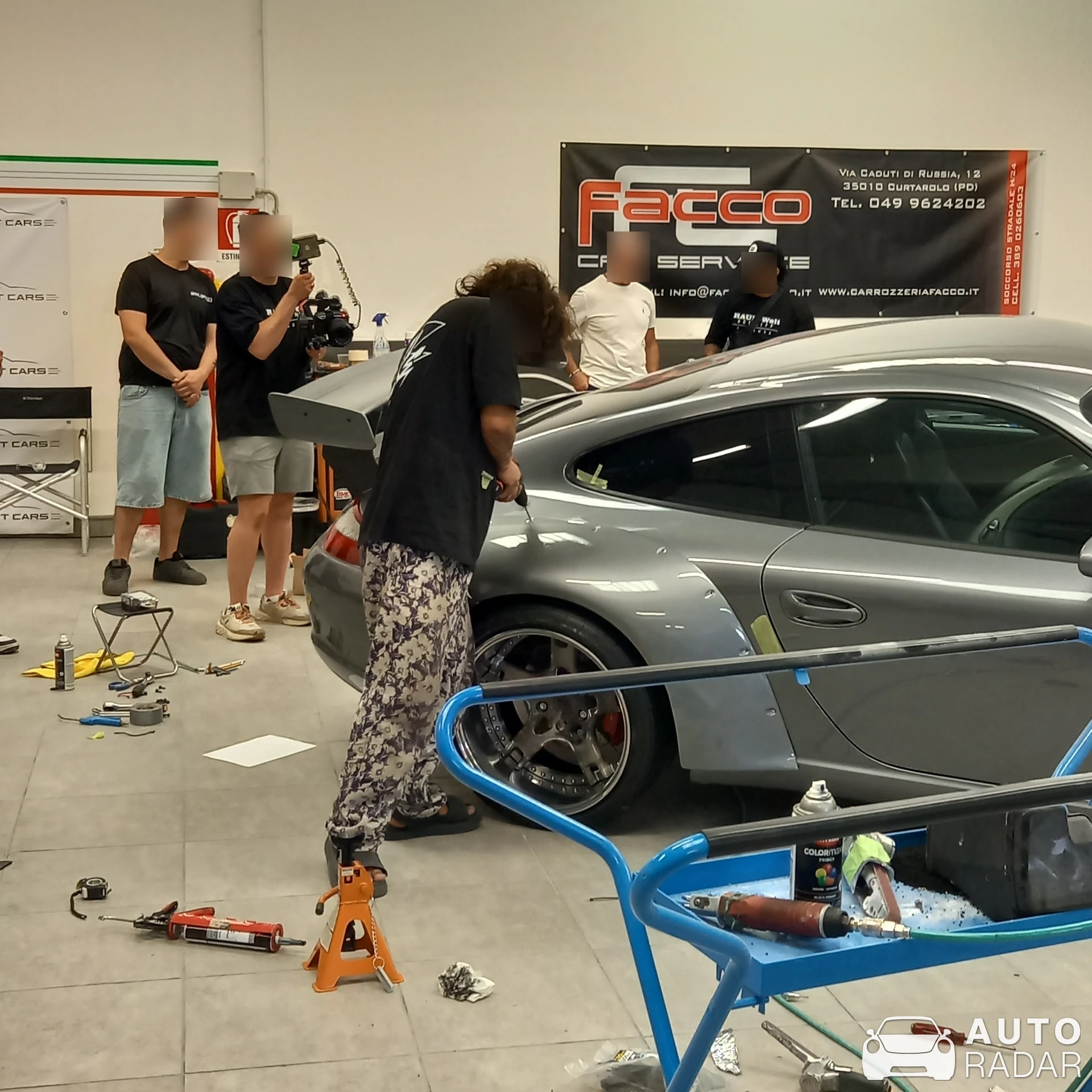 Porsche Rauh-Welt Begriff 997 spotted in Campo San Martino