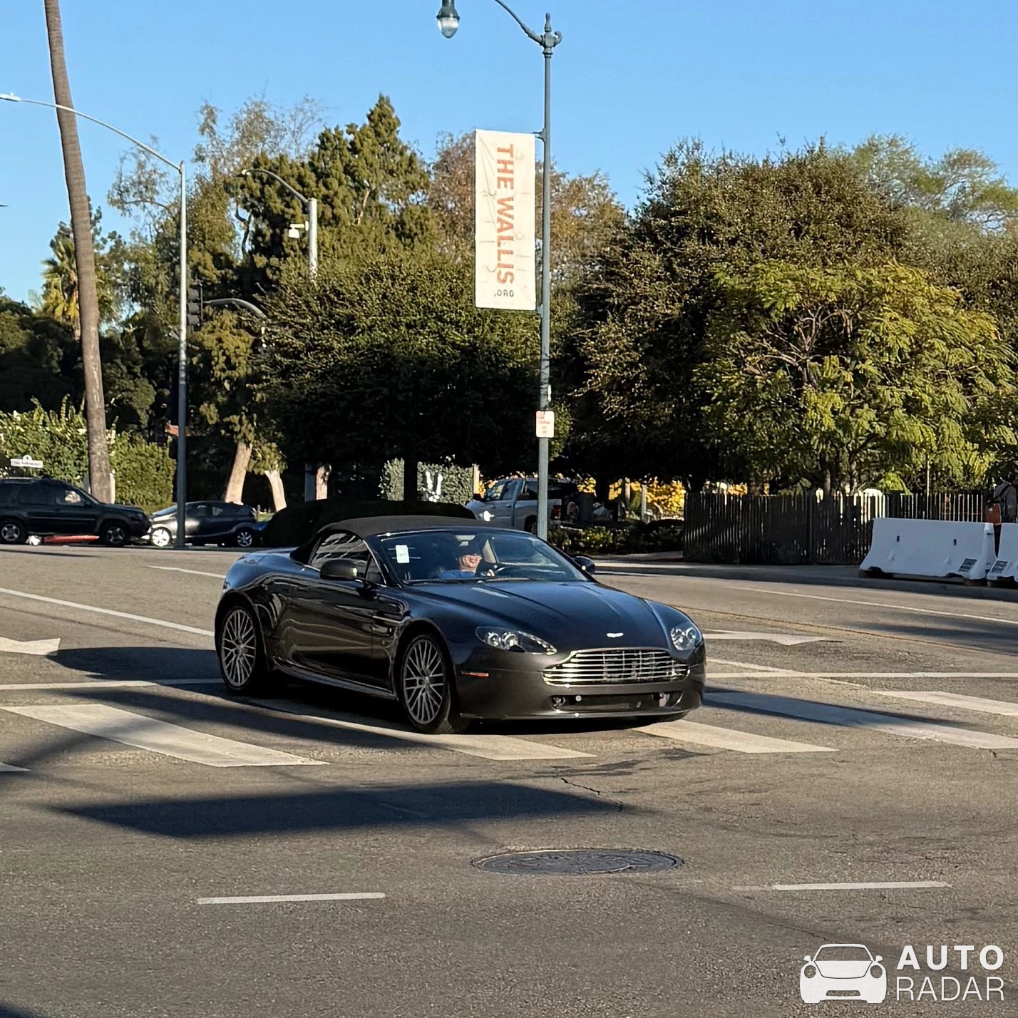 Aston Martin V8 Vantage Roadster spotted in Beverly Hills, United States