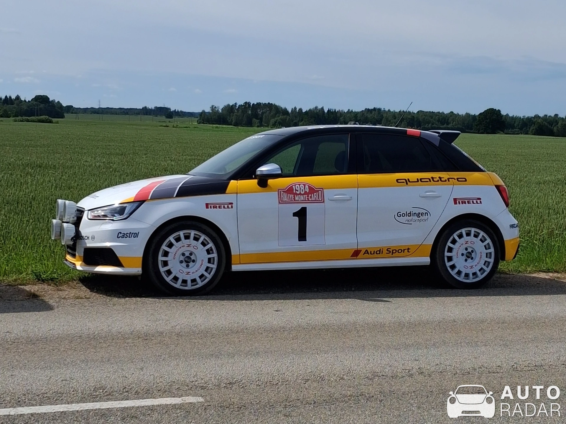 Audi A1 Quattro spotted in Laidze
