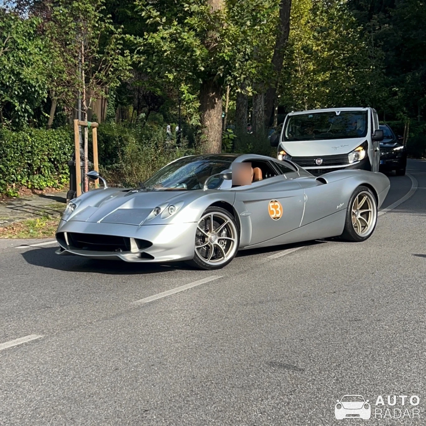 Pagani Huayra Codalunga spotted in Firenze, Italy