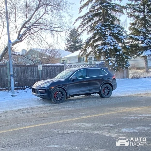 Porsche Cayenne Turbo spotted in Calgary, Canada