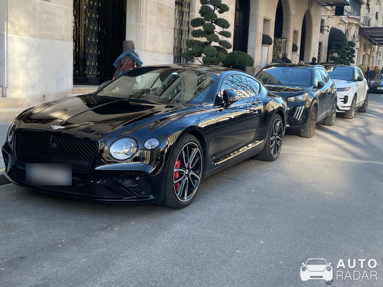 Bentley Continental GT V8 spotted in Paris, France
